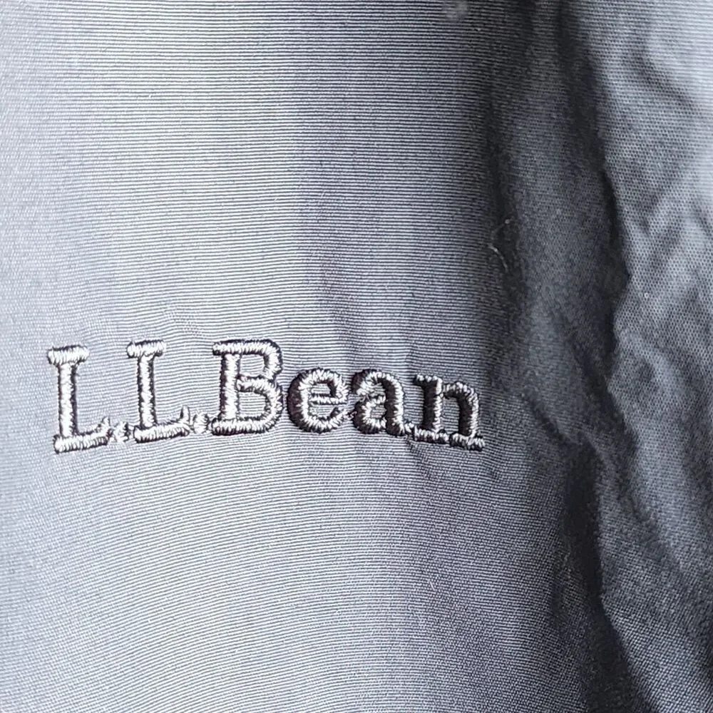 Classic LL Bean Fleece Lined Windbreaker Coat Men' Size Large Reg 100% Nylon